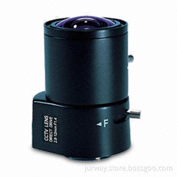 1/3-inch CCTV Lens with F1.4 Aperture and DC Manual Zoom
